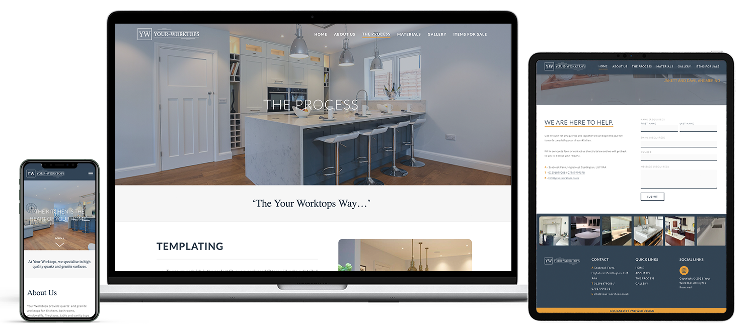 Your Worktops Mockup